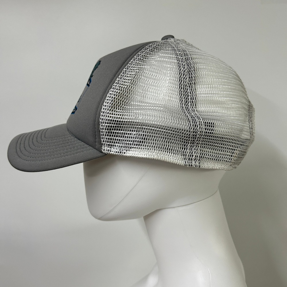 Salt Life Trucker Hat Marlin Graphic Snapback OSFM Gray Blue Coastal Outdoorsy - Picture 2 of 7